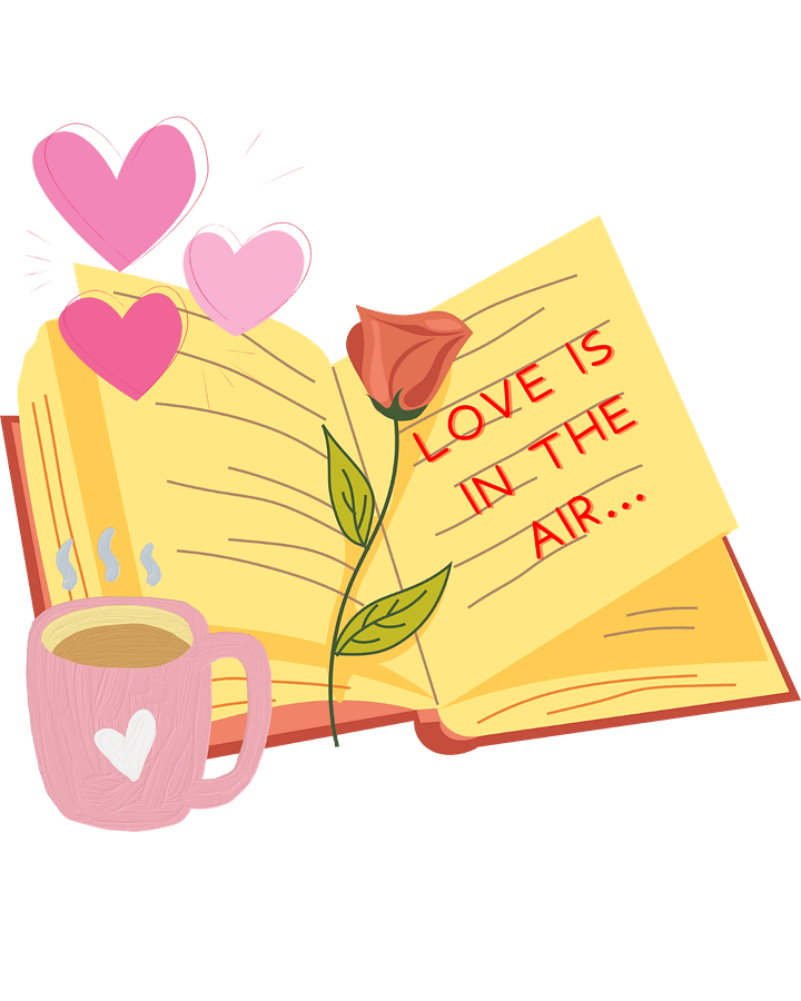 LOVE IS IN THE AIR: Digital Wallpaper & Sticker product image (1)