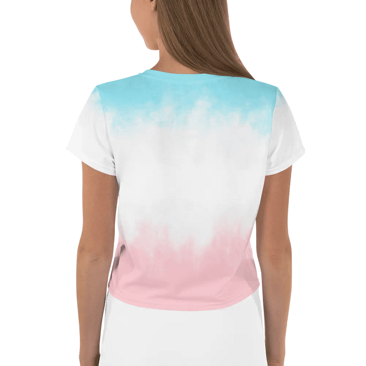 Valentine all over print crop tee product image (2)