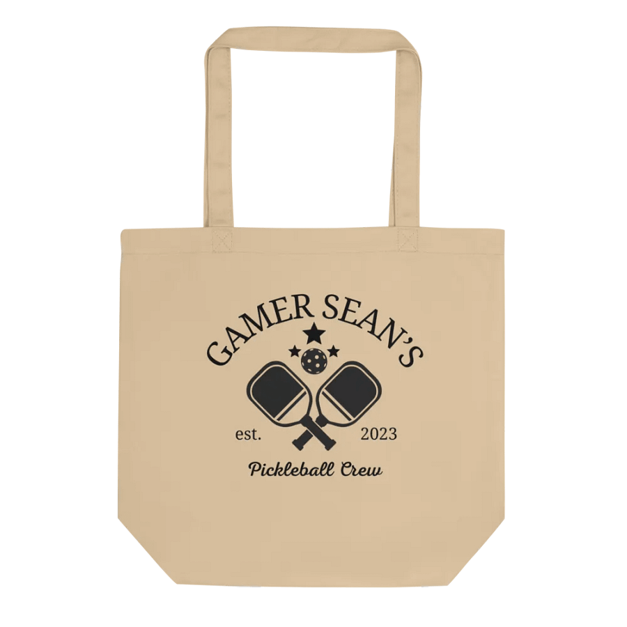 Gamer Sean's Pickleball Crew Cotton Tote product image (1)