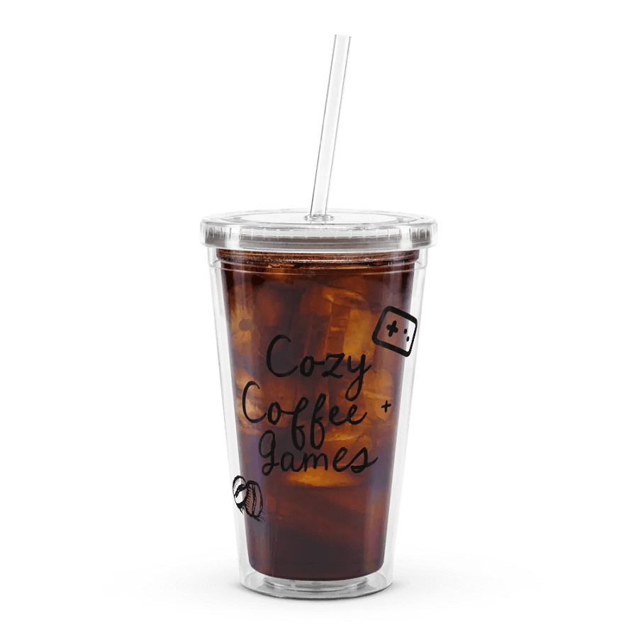 Cozy Coffee + Games Clear Tumbler product image (7)