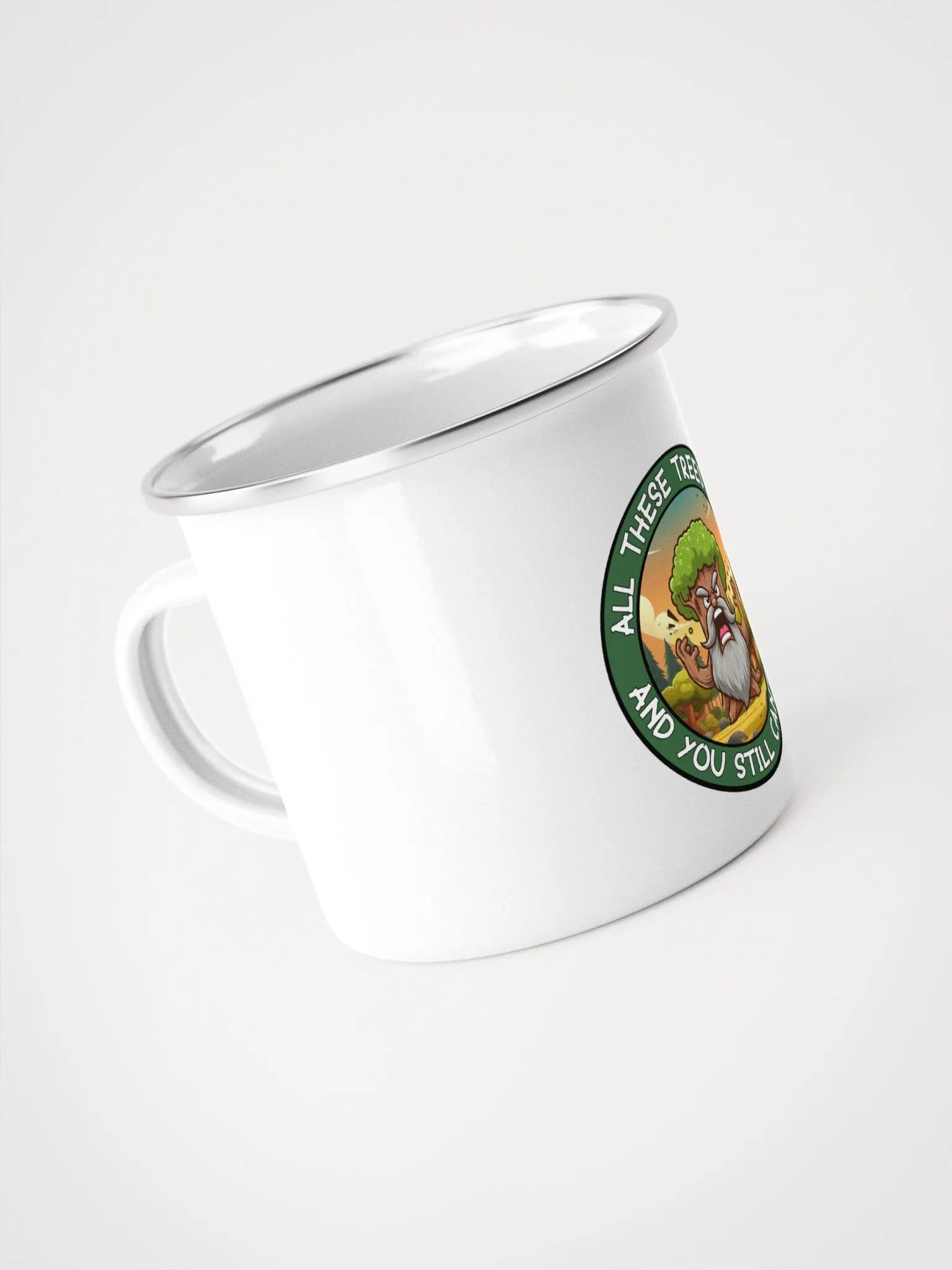 Jay-Angry Tree-Enamel Mug product image (2)