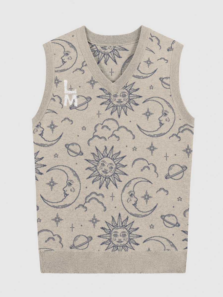 Knitted V-Neck Vest (SUN & MOON) product image (2)