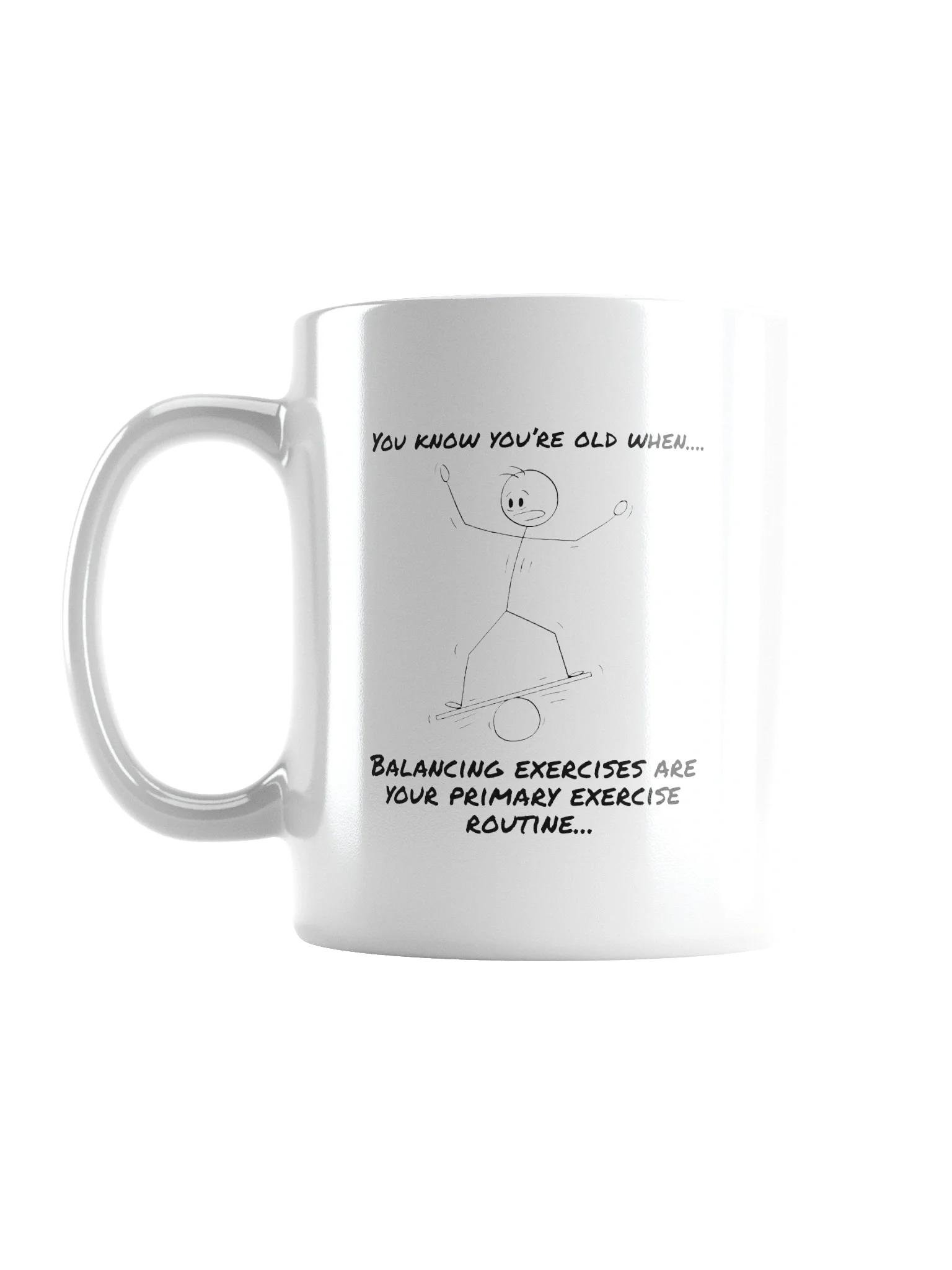 “Balancing Exercises Are My Primary Workout” Mug product image (3)