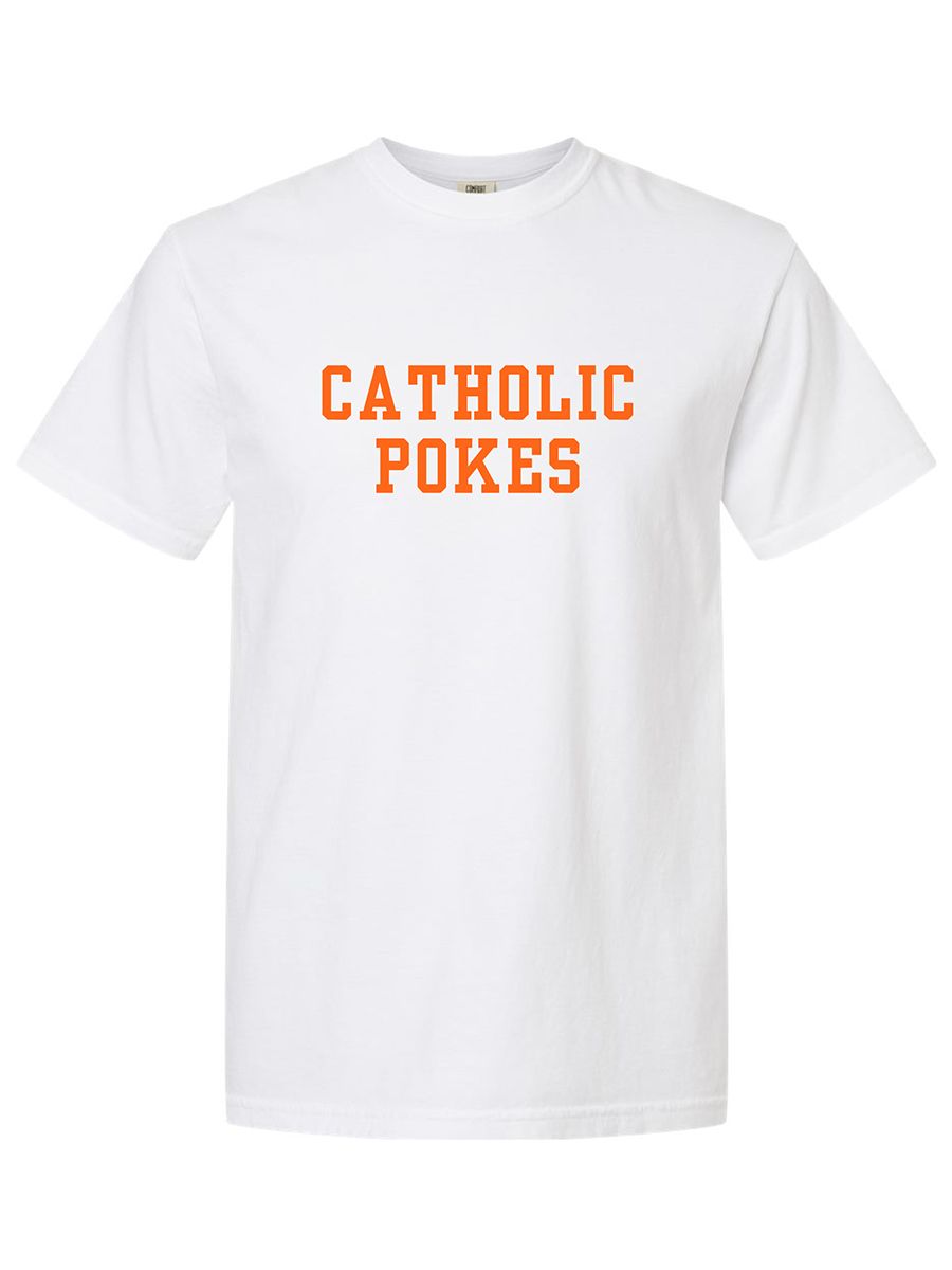 Catholic Pokes - White T-Shirt product image (1)