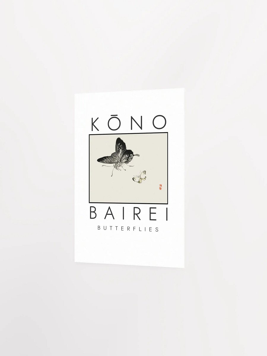 Kono Bairei Butterflies Poster product image (3)