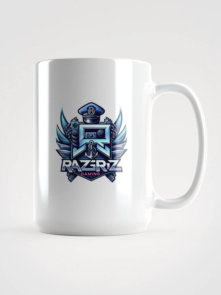 Razgriz Gaming Emblem White Glossy Mug product image (1)