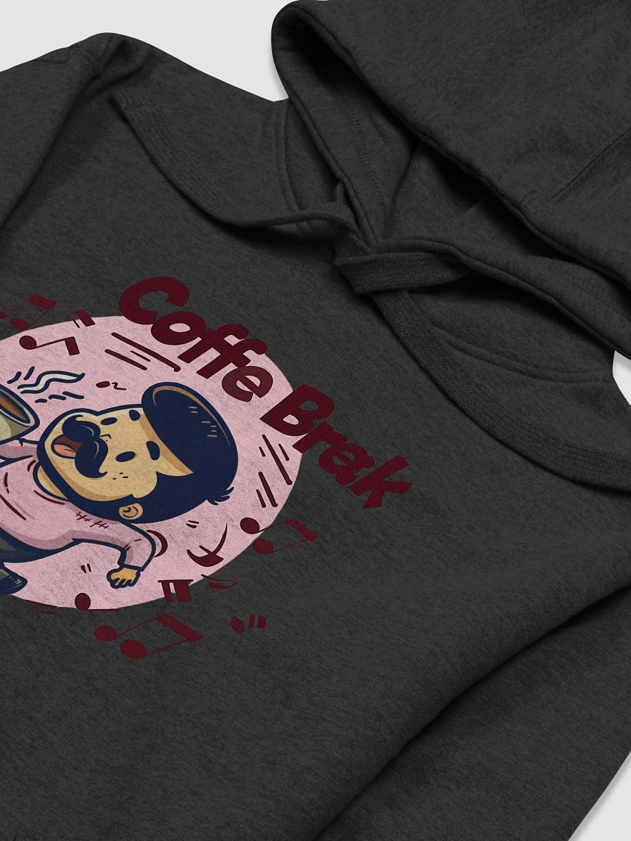 Coffee Break Hoodie Pink Variant (Large Logo) product image (3)