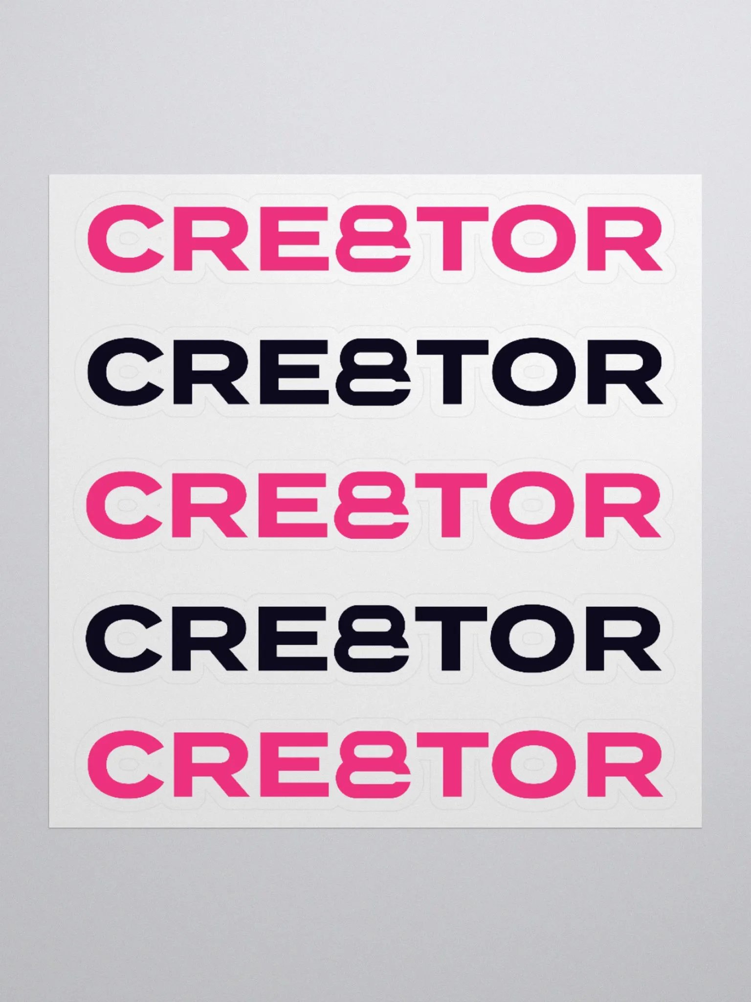 Cre8tor - WordMark Stickers product image (1)