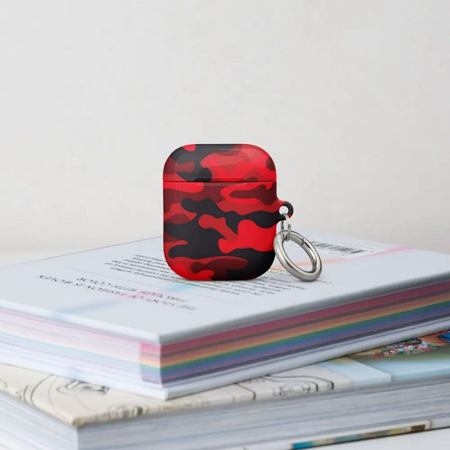 Red Camo AirPod Case product image (11)