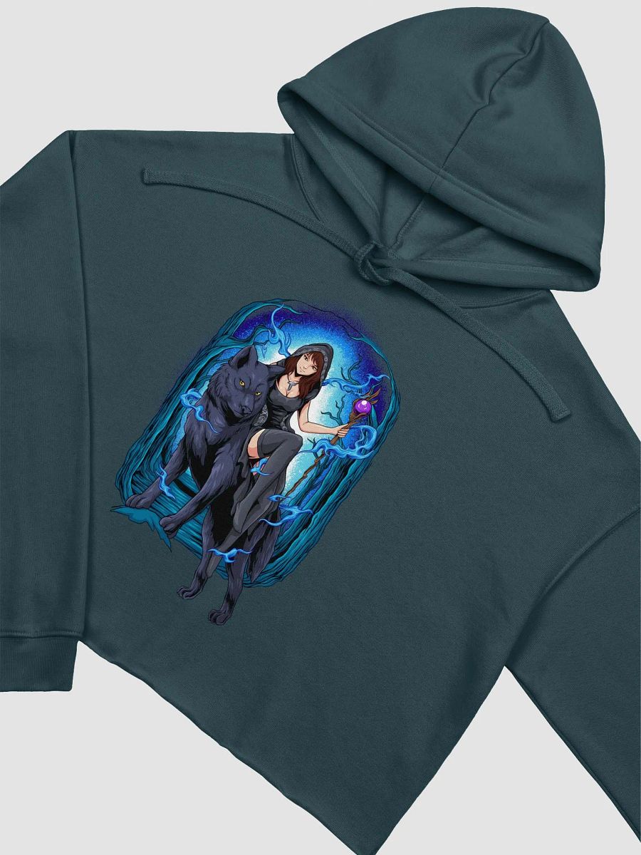 Mystical Wolf and Witch Crop Hoodie product image (24)
