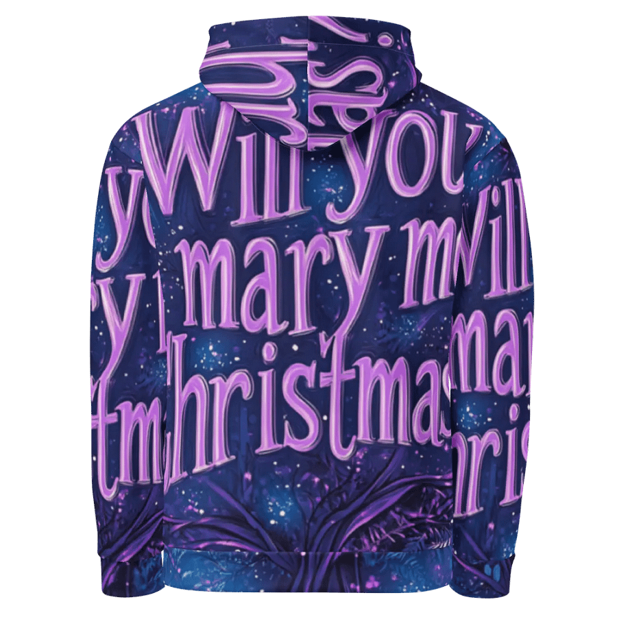 Sparkling Proposal Unisex All-Over Printed Hoodie product image (4)