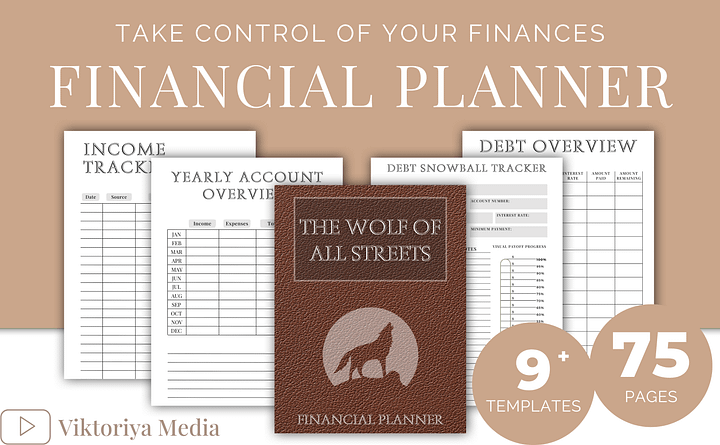 Wolf of Wall Street - Digital Financial Planner product image (2)