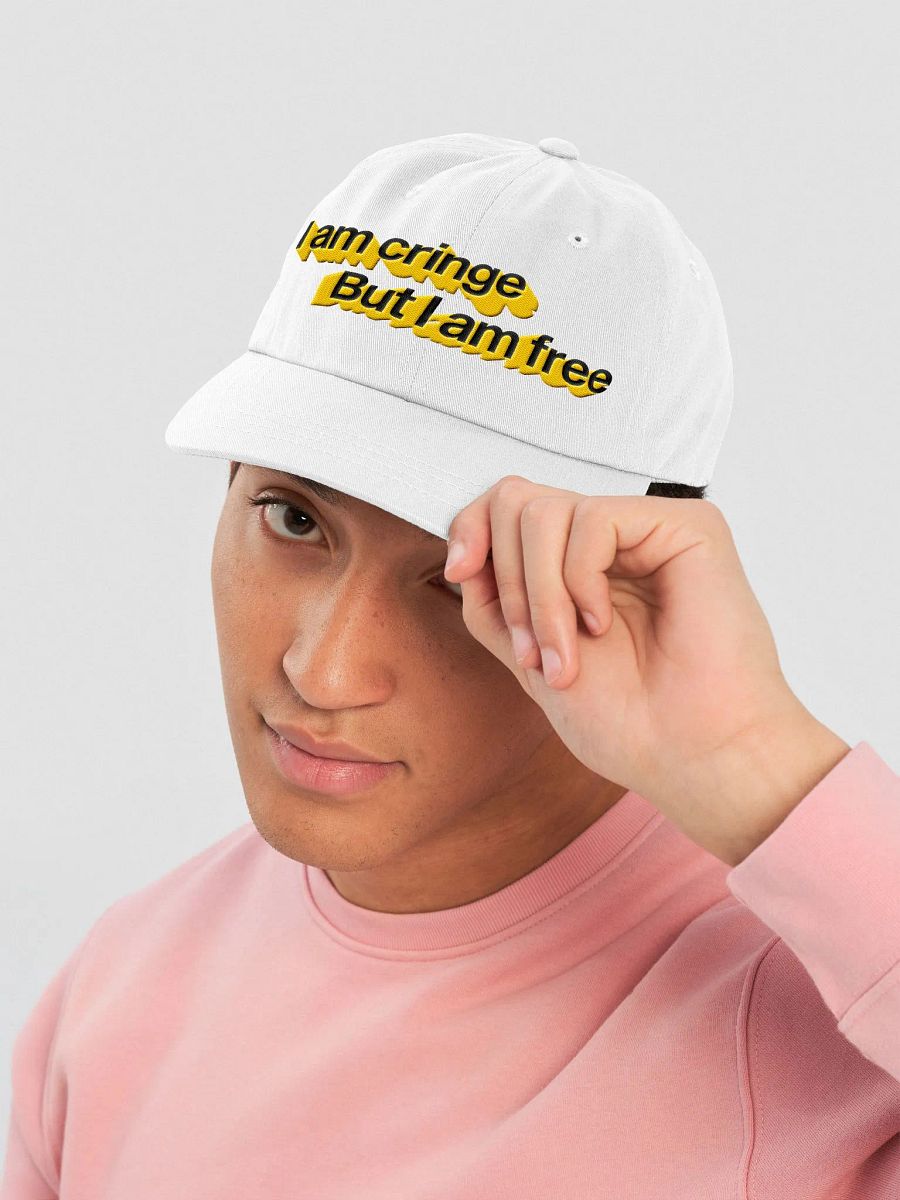 i am cringe but i am free hat (100% cotton) product image (10)