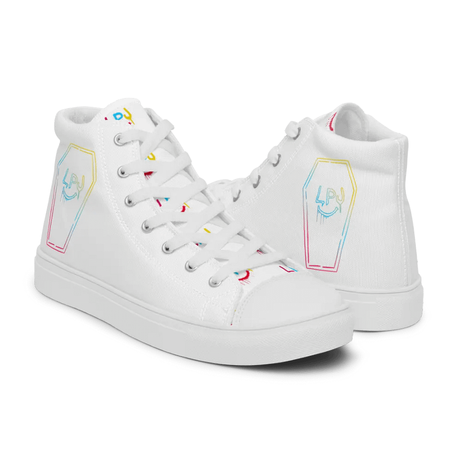 LPJ White Canvas Hi-Top Shoes product image (12)