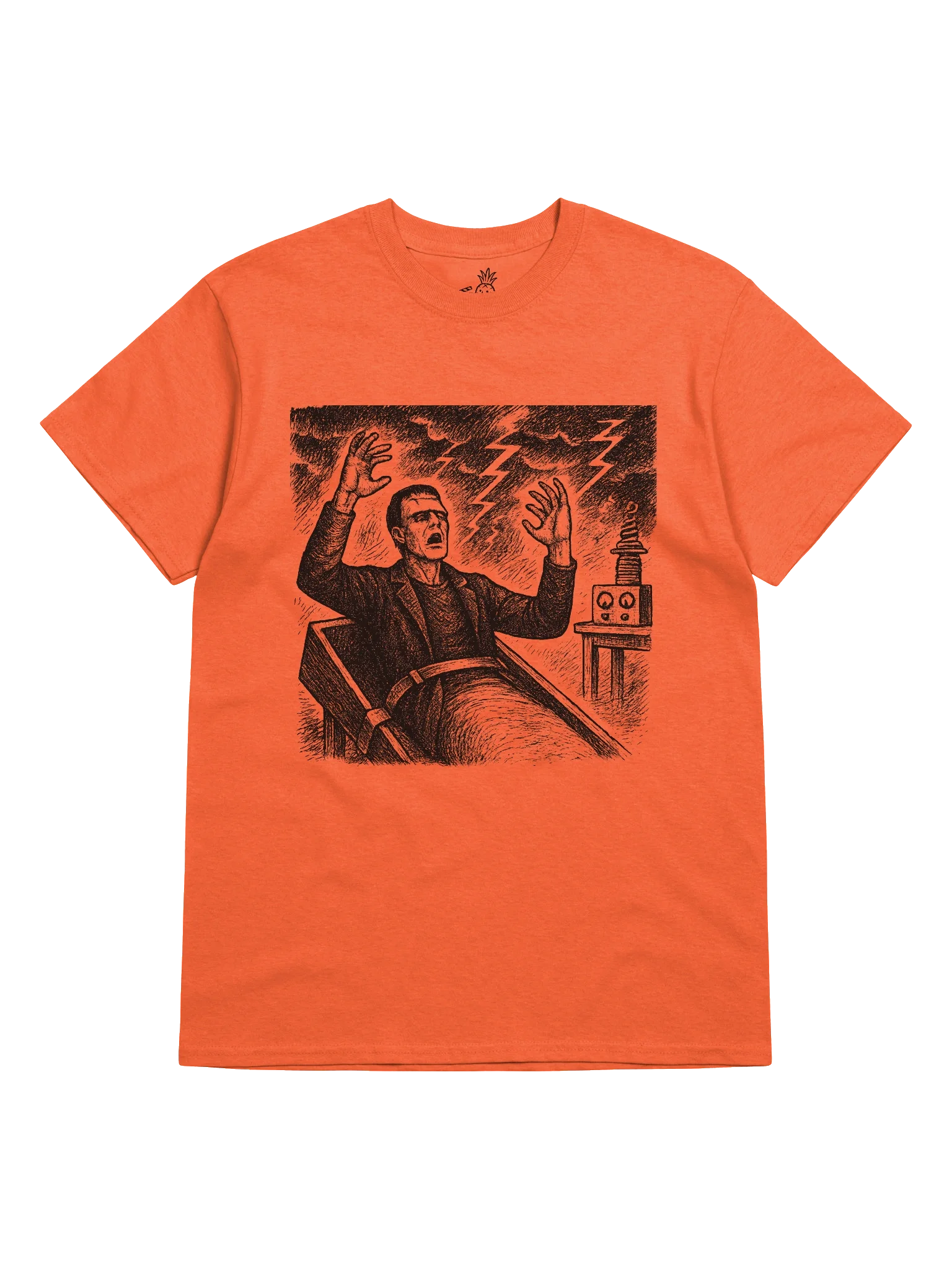 Frankenstein Awakening in the Laboratory Mary Shelley Boxy Fit Unisex T-Shirt product image (37)