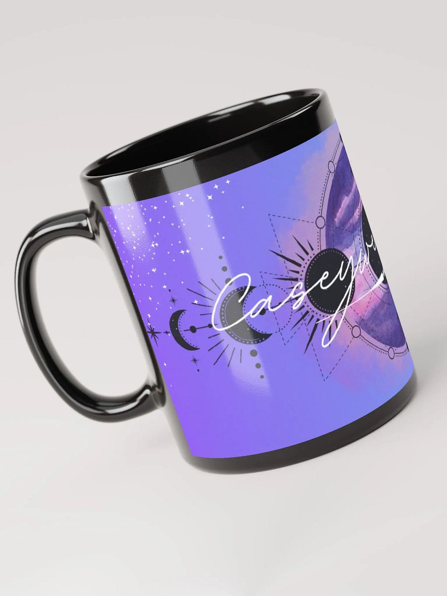 Black colorful logo mug product image (6)