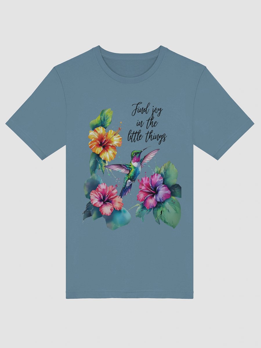 Find Joy in the Little Things Hummingbird Floral Art Shirt product image (42)