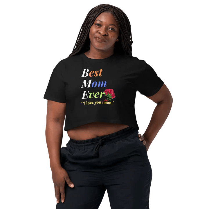 Best Mom Ever AS Colour Women's Crop Top product image (1)