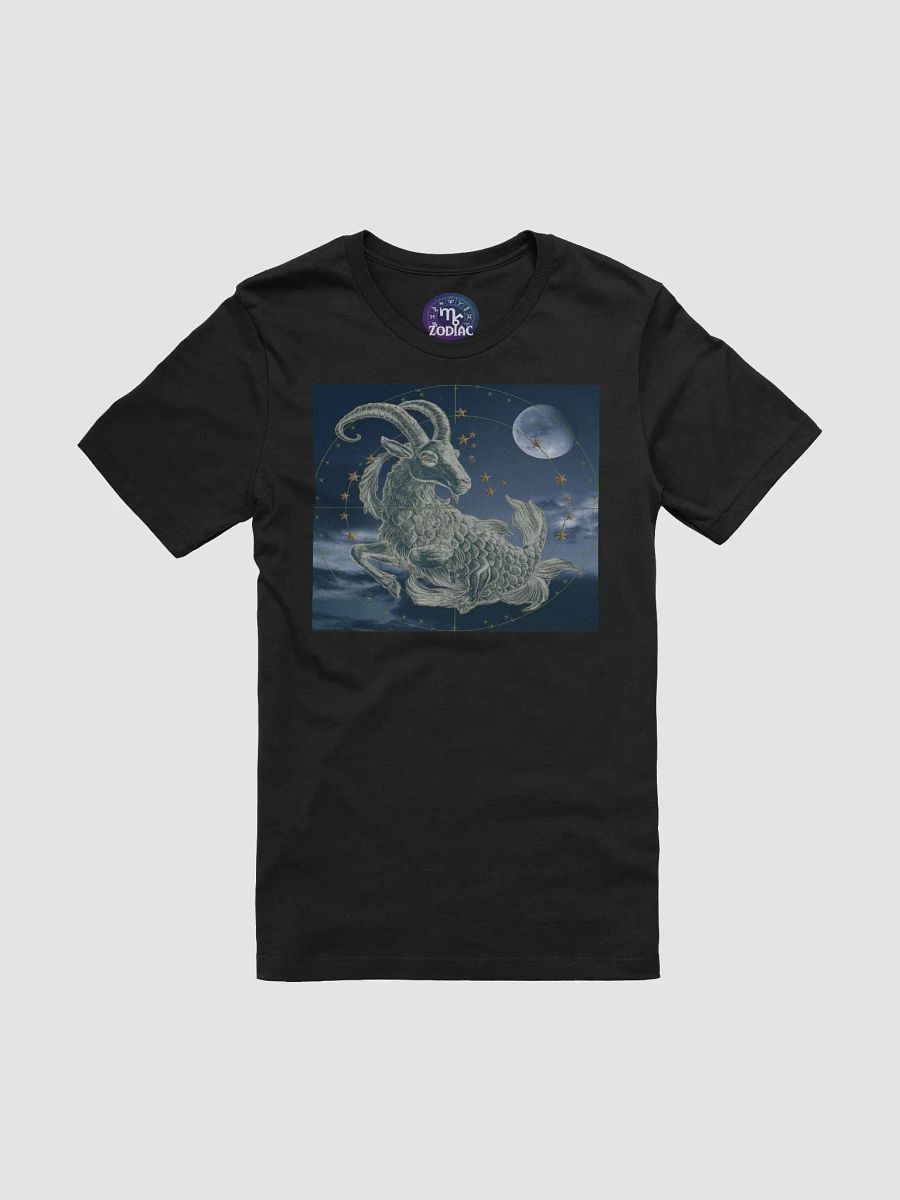 Exclusive Capricorn Zodiac T-Shirt - Unisex Astrology Gift with Celestial Sea-Goat Design product image (3)