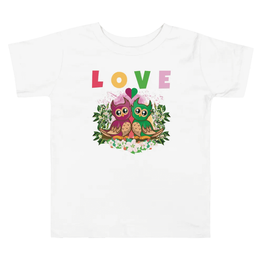 Love Colorful Funny Cute Bella +Canvas Toddler T-Shirt – Best Gift for Kids product image (4)