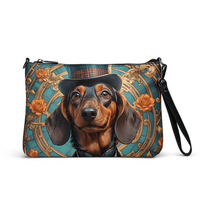 Dapper Dachshund All-Over Print Crossbody Bag product image (1)