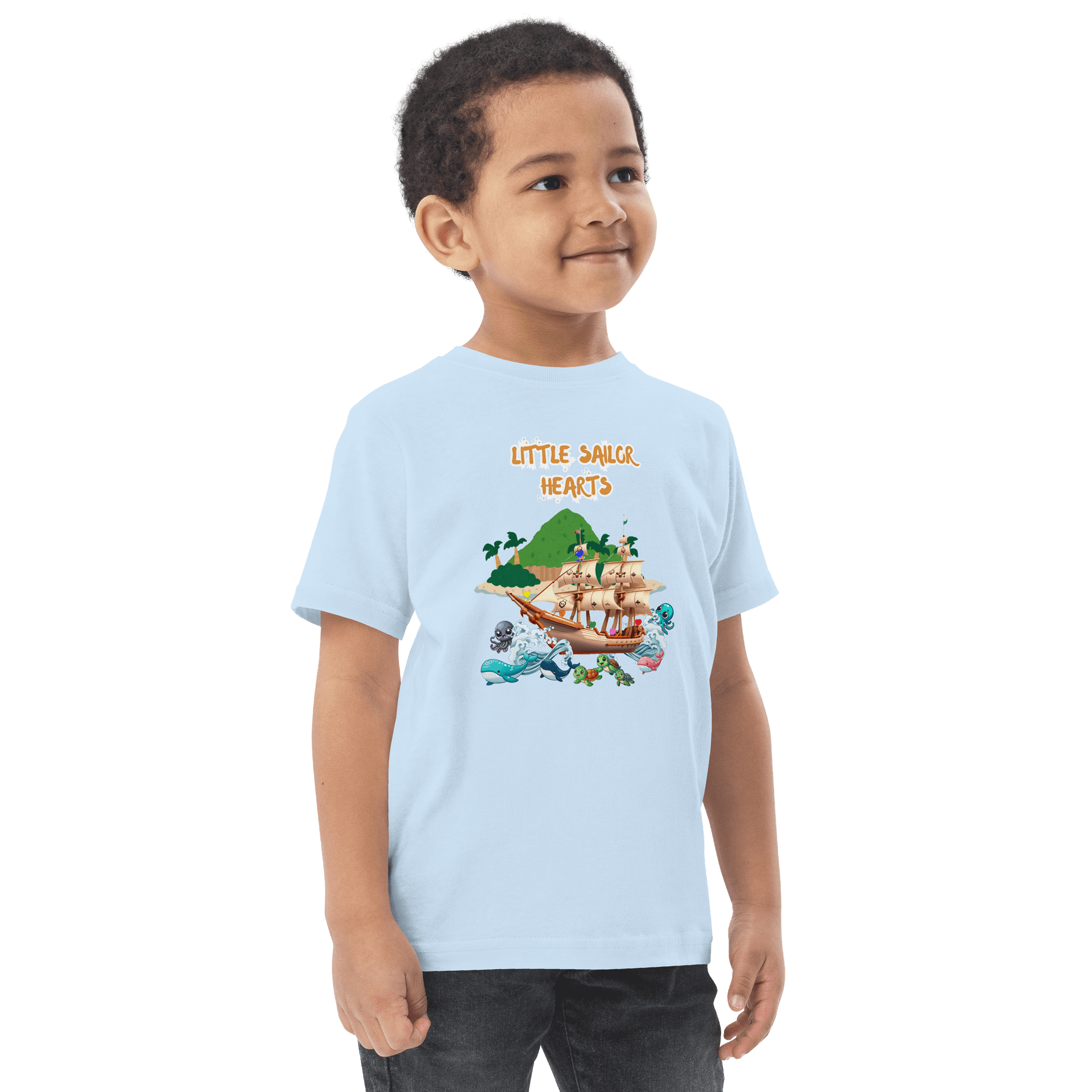 Little Sailor Hearts Adventure Toddler T-Shirt product image (14)