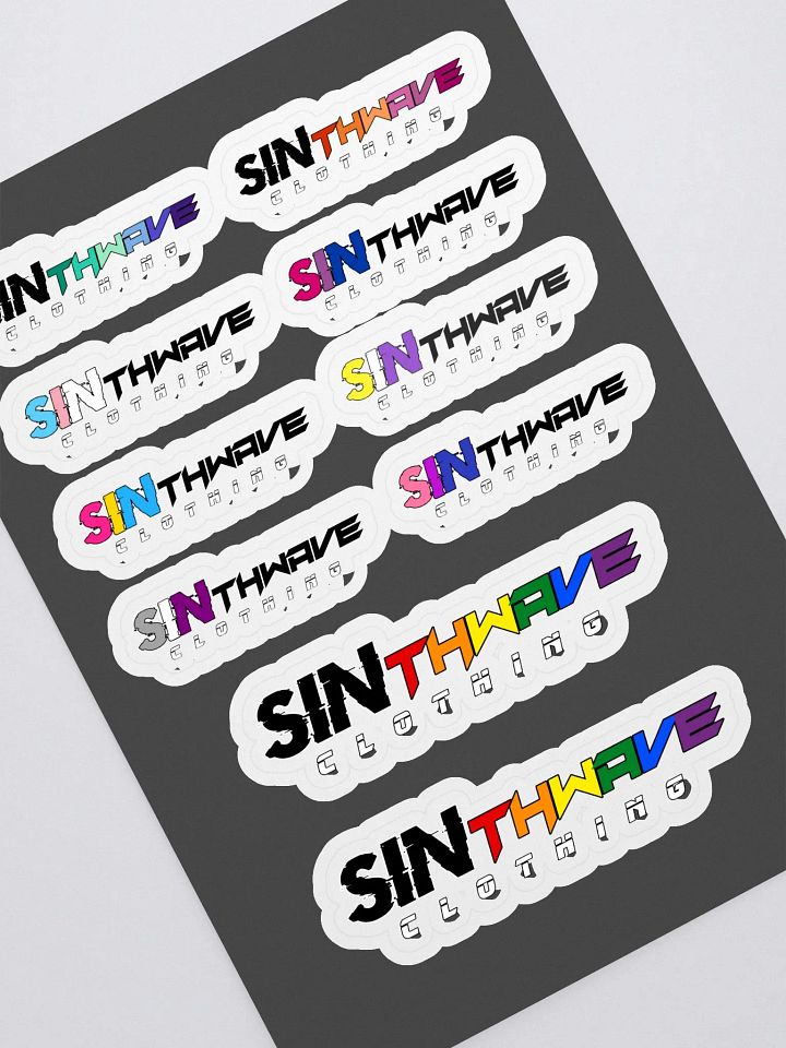SINthwave Pride Sticker Set product image (1)