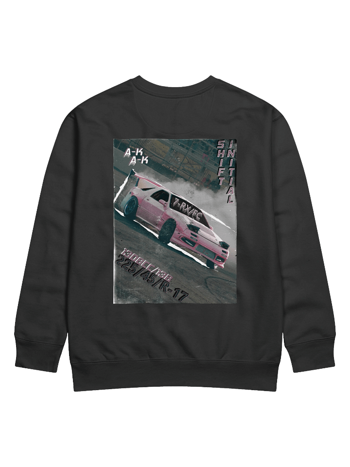 Initial Shift, FC/RX-7 Drift Cut-out | Crewneck product image (1)