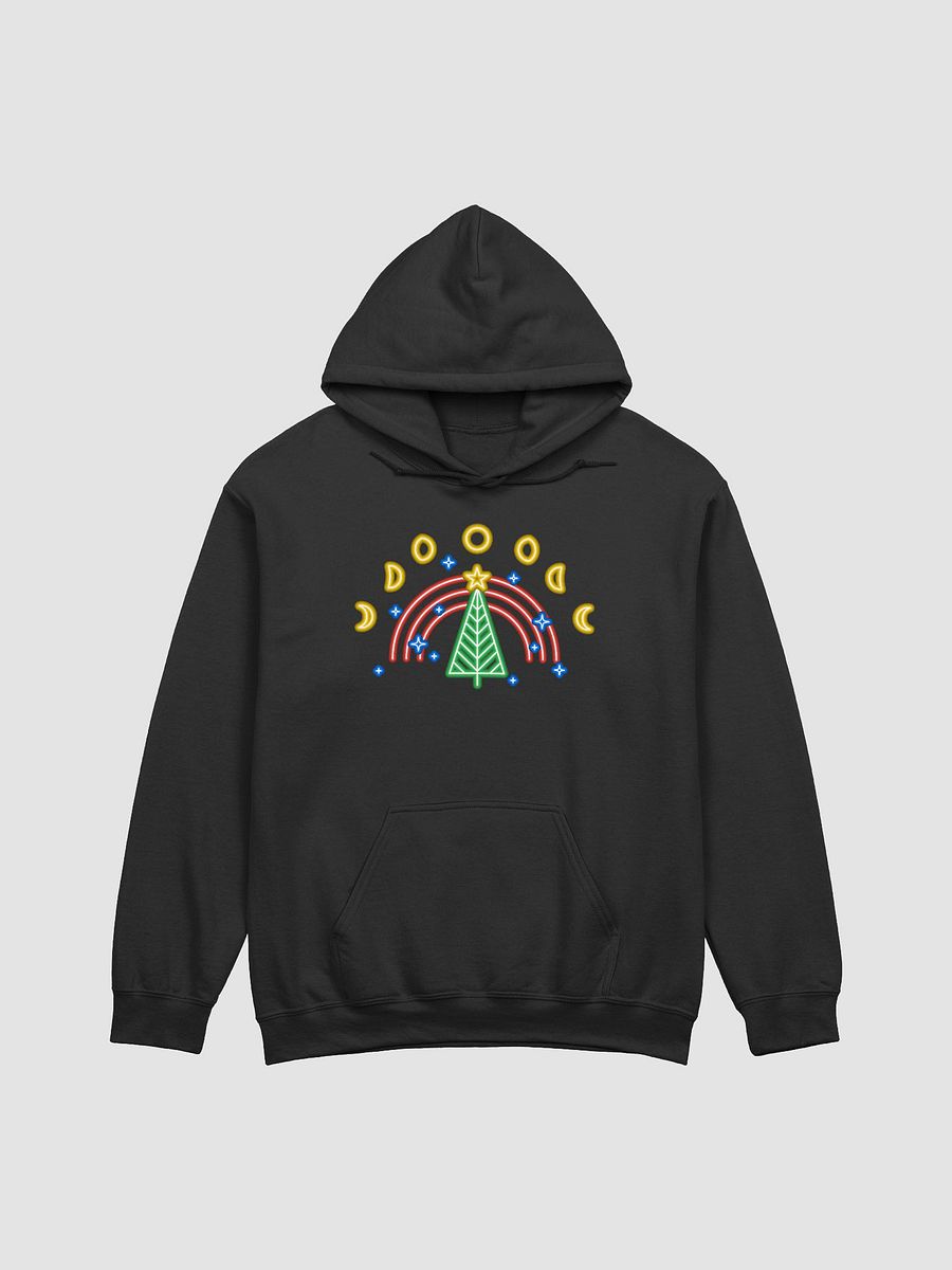 Neon Christmas Tree Moon Phases Hoodie 3540 product image (1)
