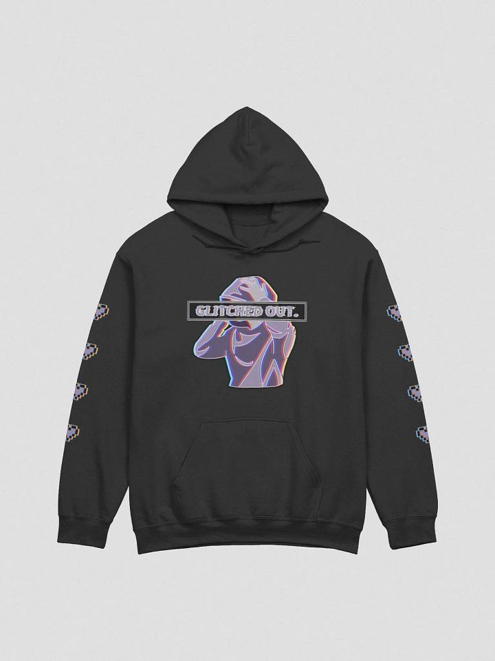 GLITCHED OUT - Hoodie with sleeve print product image (1)