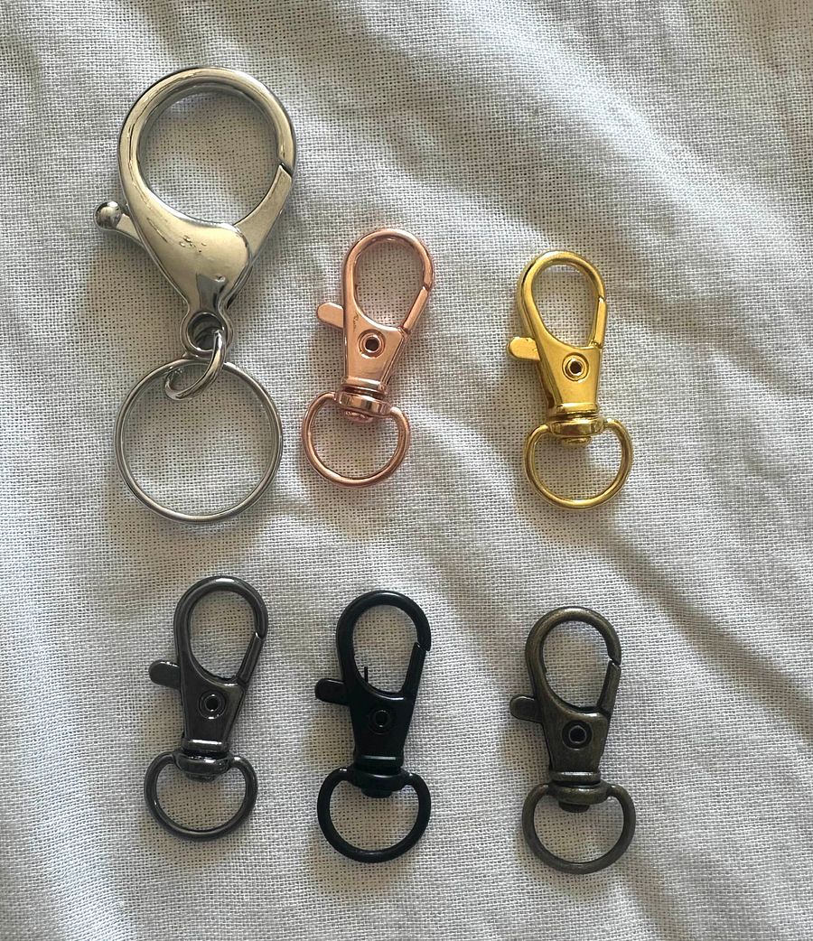 Handmade cute dangly bunny keychain product image (7)