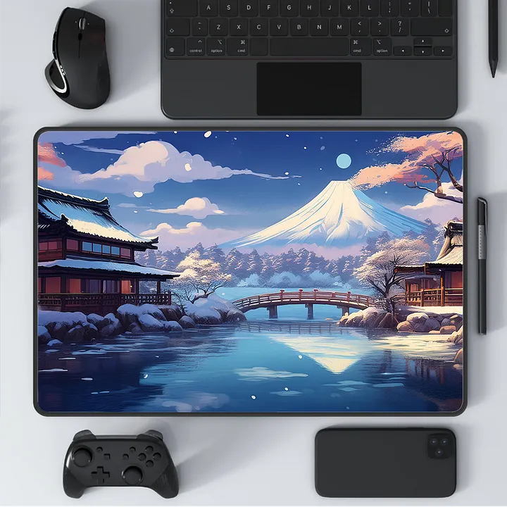 Tranquil Winter Large Mouse Pad (12 x 18) product image (1)