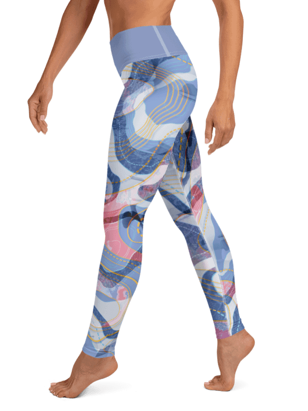 Tectonic map-Yoga Leggings product image (8)