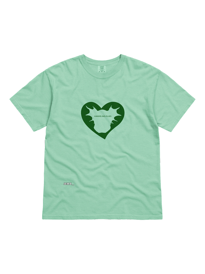 HNF Heart T-Shirt | Green Logo w/ Name product image (1)