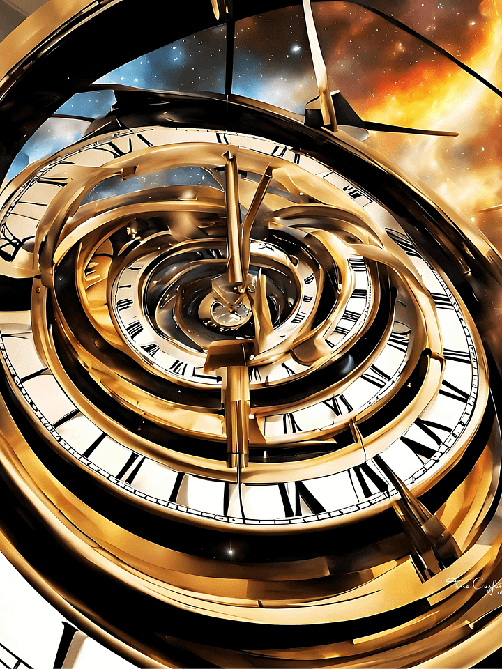 Time Confusion-18 | Canvas Artistic Wall Painting product image (1)