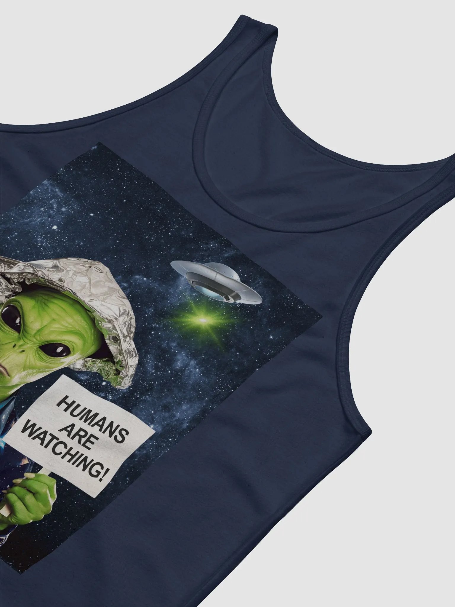 Alien Warning Jersey Tank Bella+Canvas (Men's) product image (26)