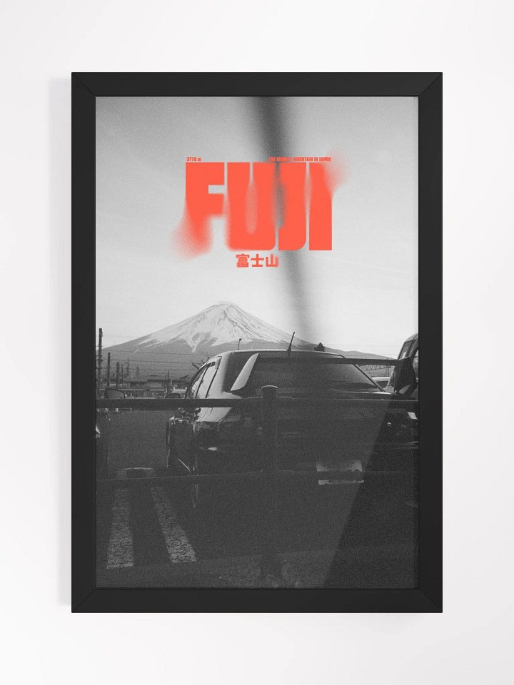 FUJI POSTER (w/ frame) product image (1)