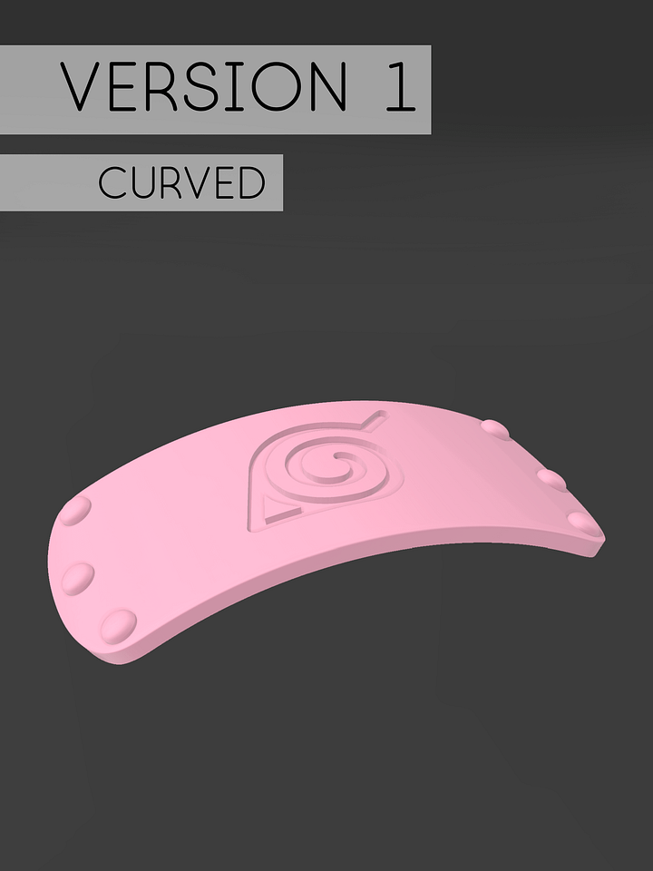 Leaf Head-Plate STL File product image (2)