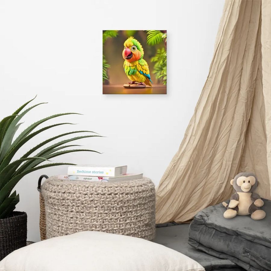 Endangered Species - Mexico - Yellow-headed Parrot Canvas Art product image (3)