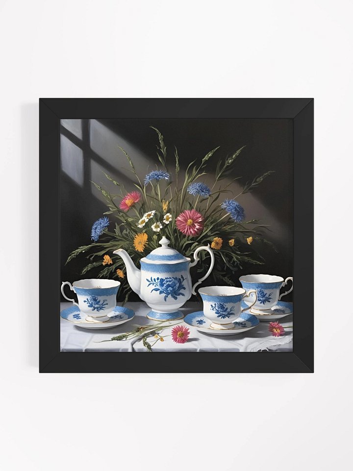 Floral Tea Framed Premium Poster product image (5)