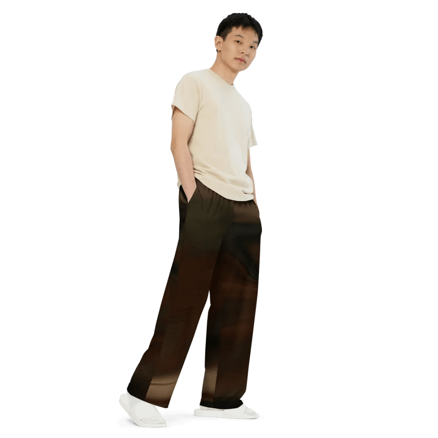 Camouflage Pattern Unisex Wide Leg Pants | Camo Pattern Pants product image (8)
