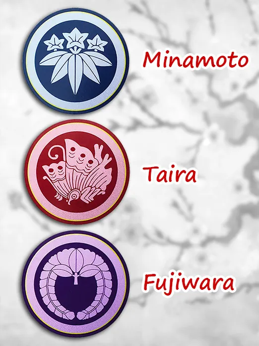 3-Pack Japanese Clan Crest Stickers product image (1)