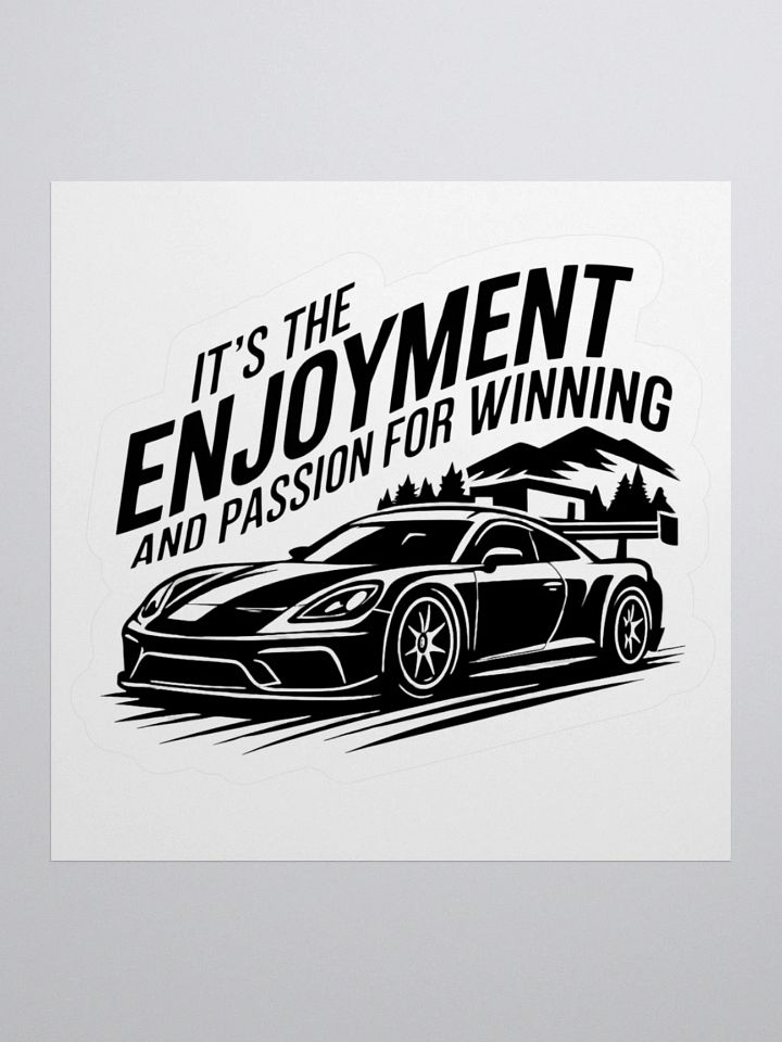 It’s the enjoyment and passion for winning – GT3 Kiss Cut Sticker product image (1)