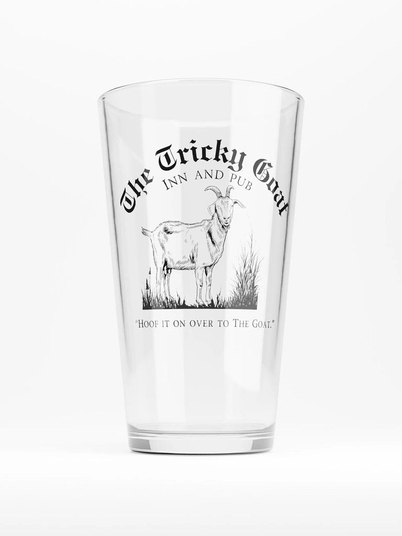 The Tricky Goat Souvenir Pint Glass