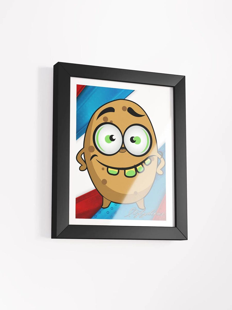 Psychedelic Potato - Framed Matte Poster product image (2)