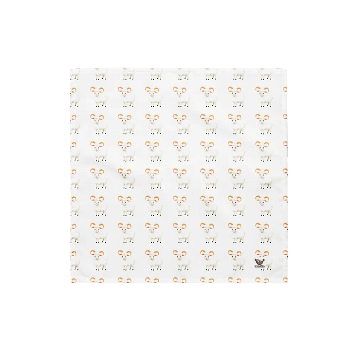 Curly Horns Cartoon Sheep All-Over Bandana product image (1)