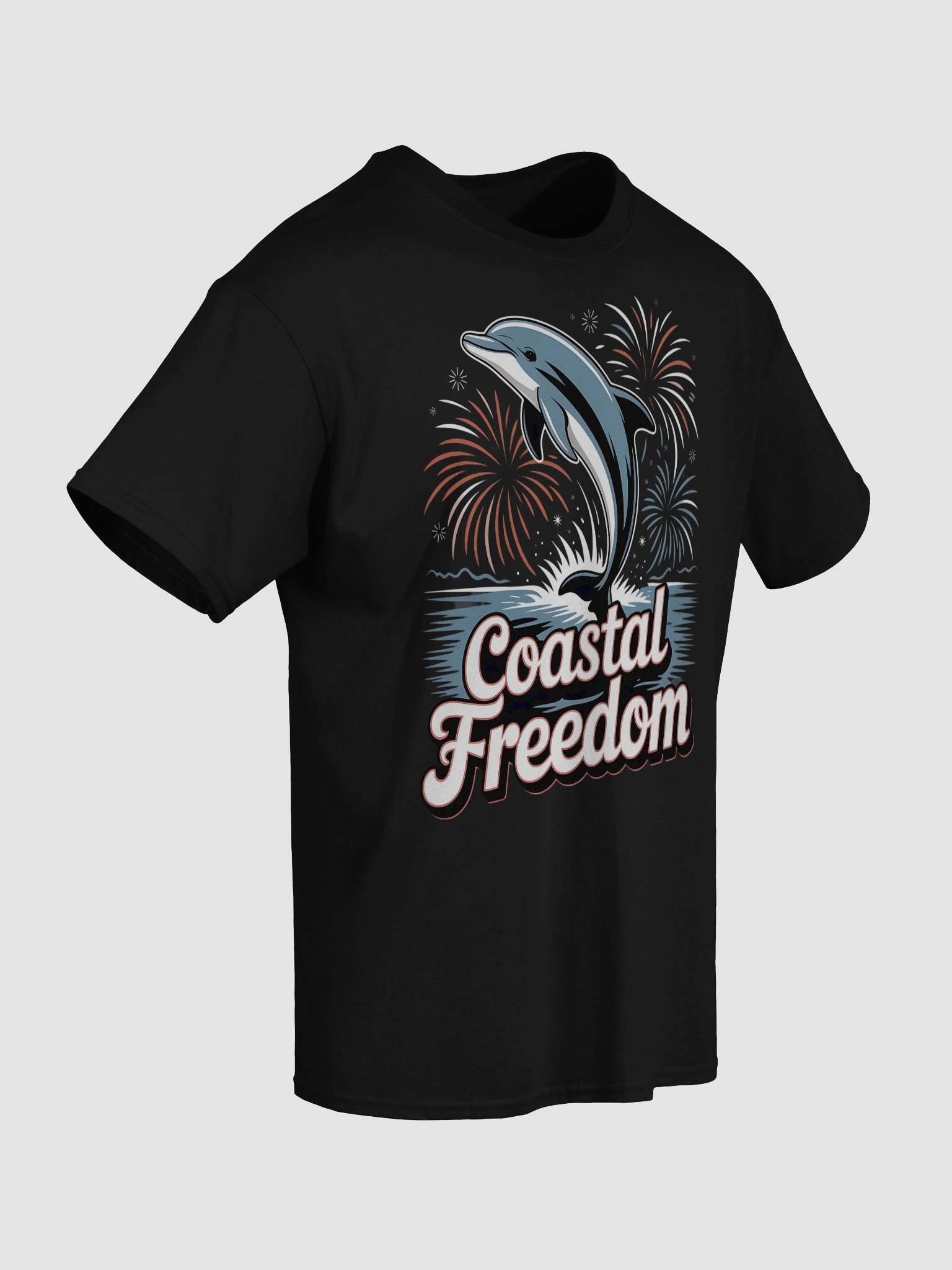 Coastal Freedom Dolphin Tee product image (11)
