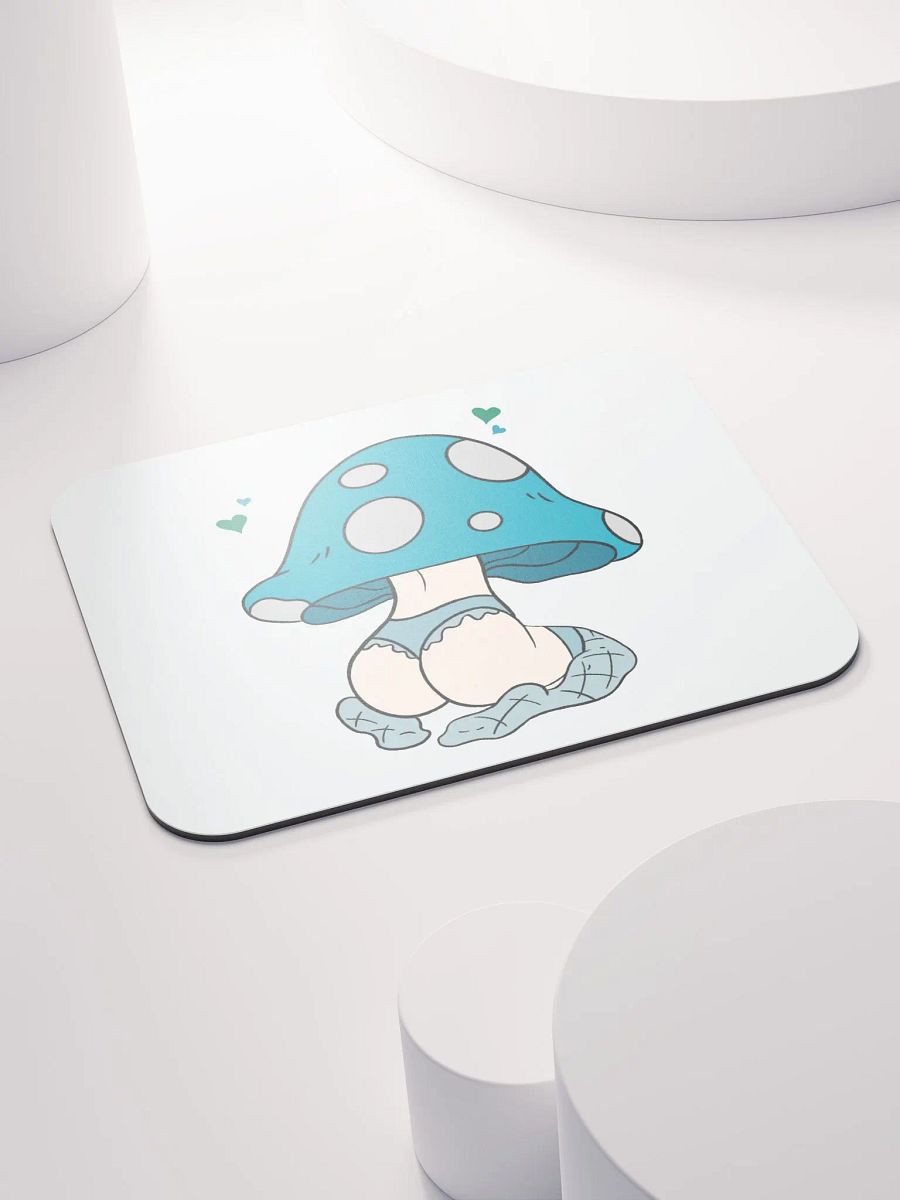 Mushroom Baddie Desk Mat - Dark Blue product image (4)