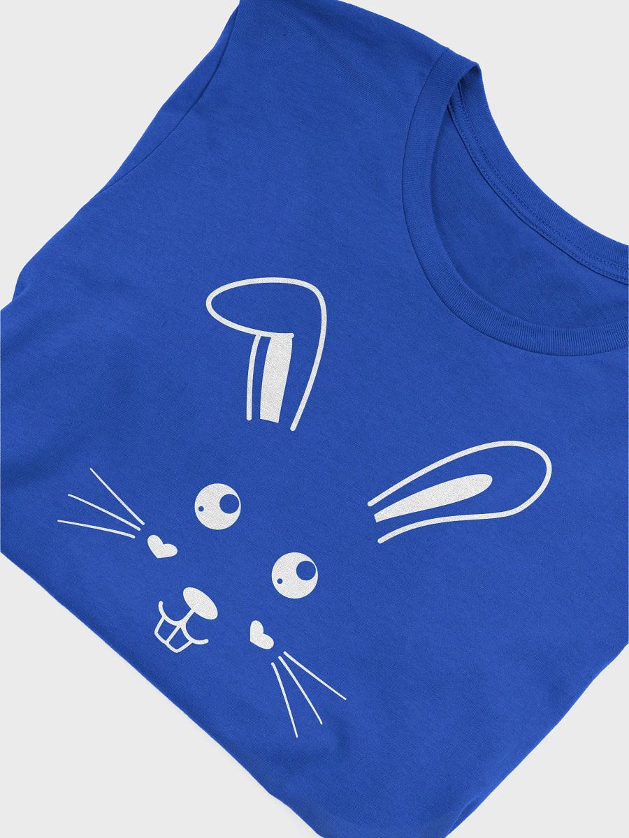 Cute Bunny Face Design Unisex T-Shirt, Bella+Canvas Supersoft T-Shirt, Spring Apparel, Easter Gift, Animal Lover Tee, Cute Graphic Shirt product image (50)