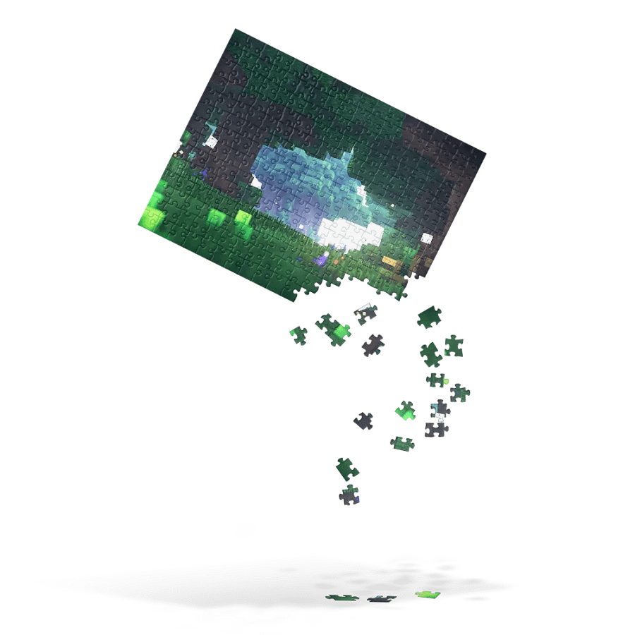 MineCraft Forest Jigsaw Puzzle product image (3)